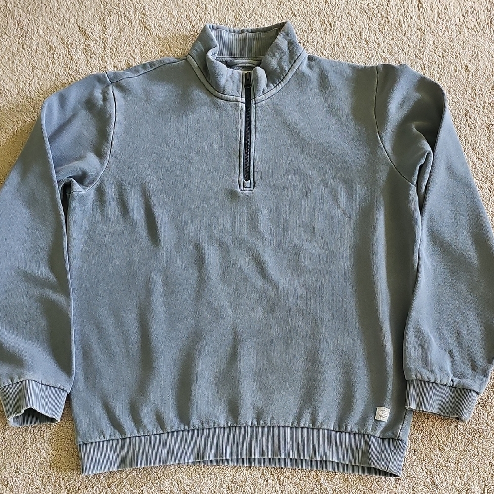 Marine Layer Men's Gray Zip-Up Sweater
